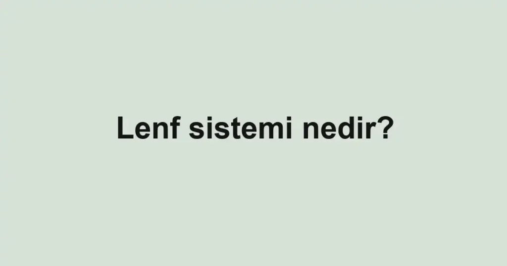 lenf-sistemi-nedir